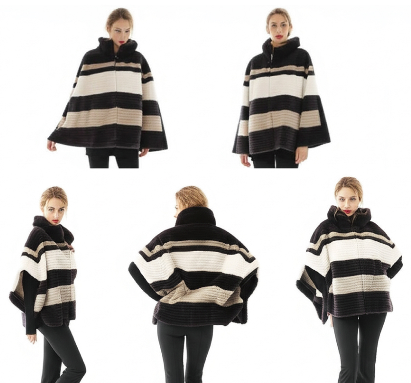 ミンクポンチョ